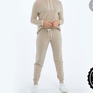 Summersalt Cashmere/MerinoWool tan/nude Joggers 2X